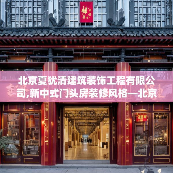 北京夏犹清建筑装饰工程有限公司,新中式门头房装修风格—北京夏犹清建筑装饰工程有限公司510.a386b387c390fgy.397dsfds