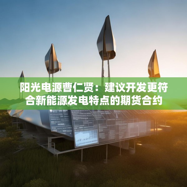 阳光电源曹仁贤：建议开发更符合新能源发电特点的期货合约