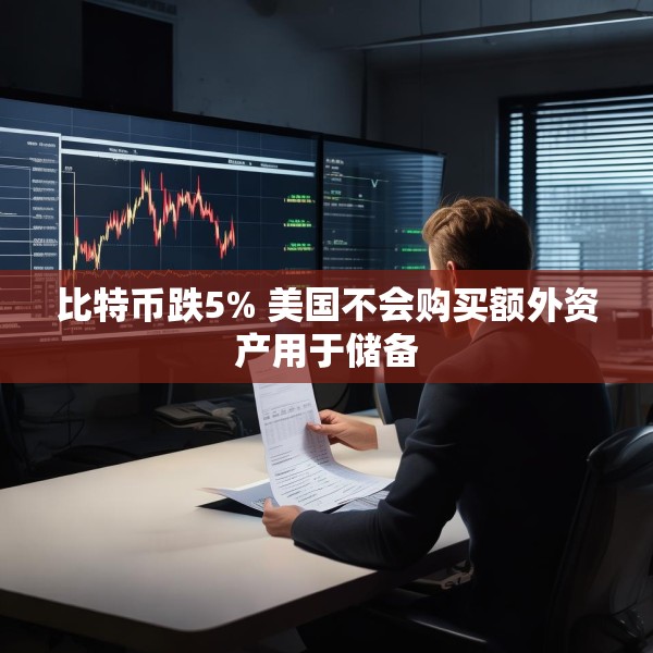 比特币跌5% 美国不会购买额外资产用于储备