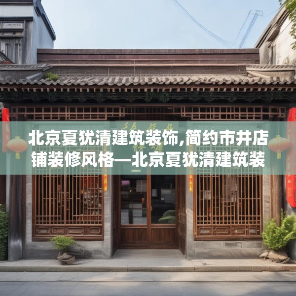 北京夏犹清建筑装饰,简约市井店铺装修风格—北京夏犹清建筑装饰323.a199b200c203fgy.210bnbn