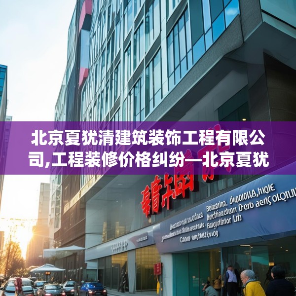 北京夏犹清建筑装饰工程有限公司,工程装修价格纠纷—北京夏犹清建筑装饰工程有限公司622.a498b499c502fgy509
