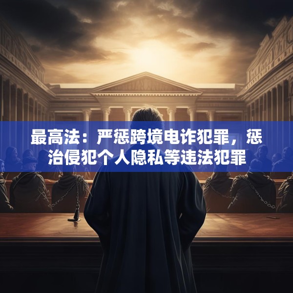 最高法：严惩跨境电诈犯罪，惩治侵犯个人隐私等违法犯罪