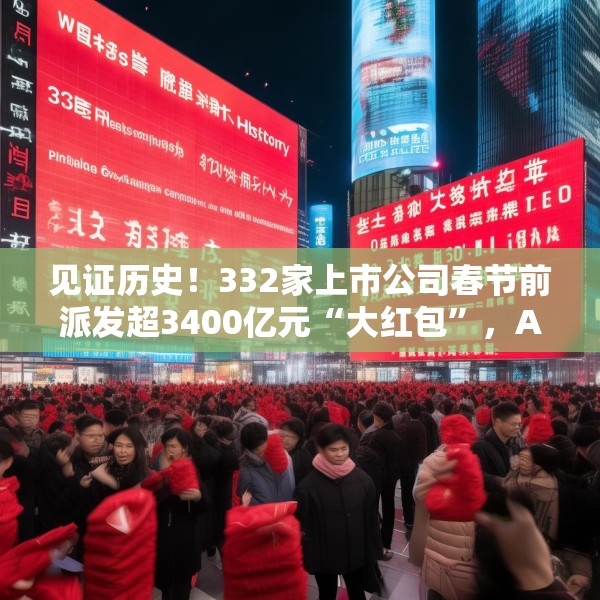 见证历史！332家上市公司春节前派发超3400亿元“大红包”，A股一年多次分红渐成常态
