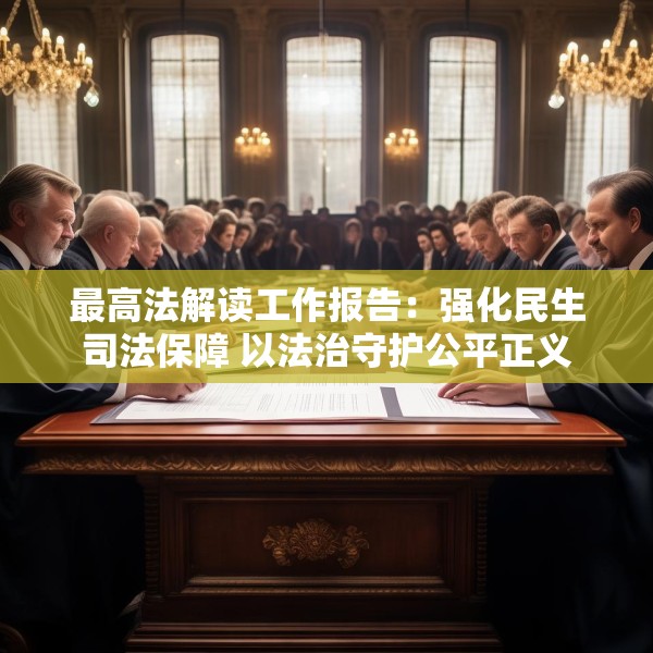 最高法解读工作报告：强化民生司法保障 以法治守护公平正义
