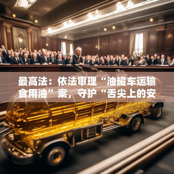 最高法：依法审理“油罐车运输食用油”案，守护“舌尖上的安全”