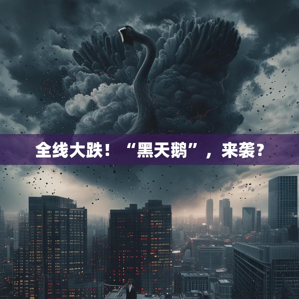 全线大跌！“黑天鹅”，来袭？