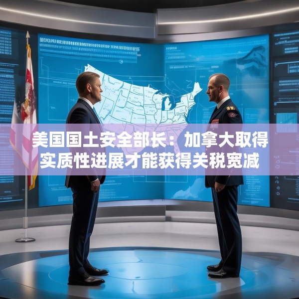 美国国土安全部长：加拿大取得实质性进展才能获得关税宽减