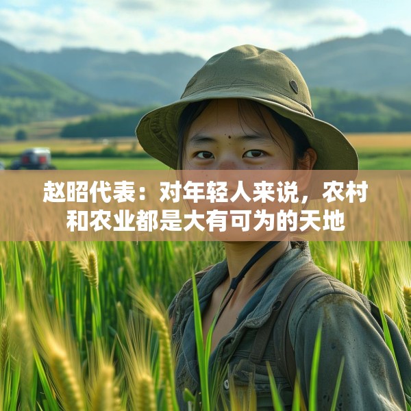 赵昭代表：对年轻人来说，农村和农业都是大有可为的天地