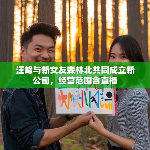 汪峰与新女友森林北共同成立新公司，经营范围含直播