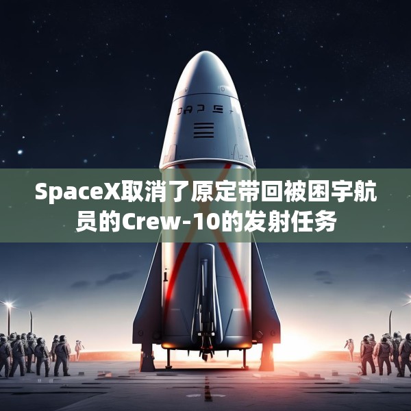 SpaceX取消了原定带回被困宇航员的Crew-10的发射任务