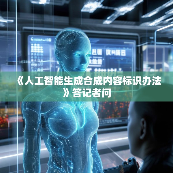《人工智能生成合成内容标识办法》答记者问