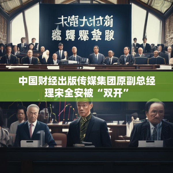 中国财经出版传媒集团原副总经理宋全安被“双开”