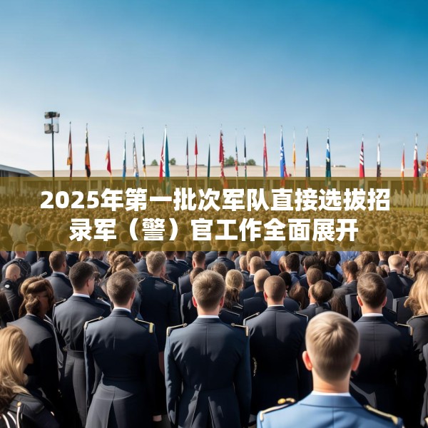 2025年第一批次军队直接选拔招录军（警）官工作全面展开