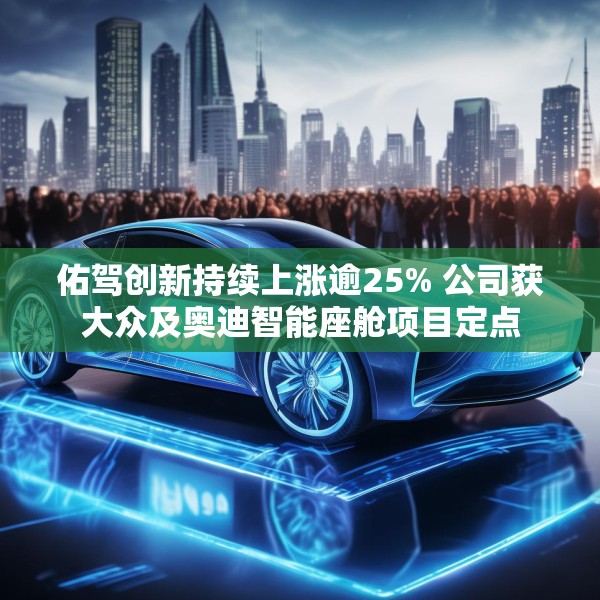 佑驾创新持续上涨逾25% 公司获大众及奥迪智能座舱项目定点