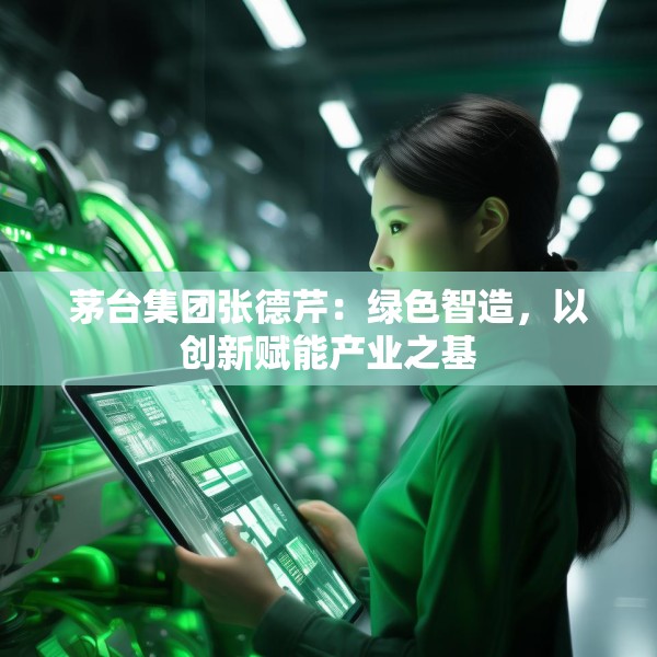茅台集团张德芹：绿色智造，以创新赋能产业之基