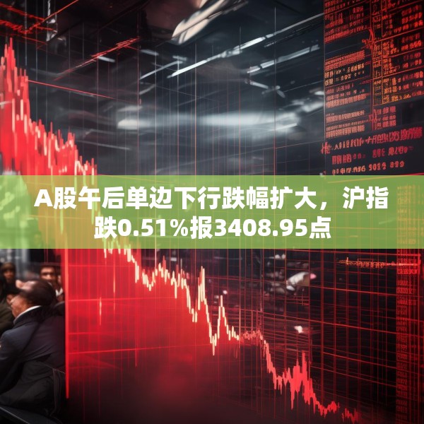 A股午后单边下行跌幅扩大，沪指跌0.51%报3408.95点