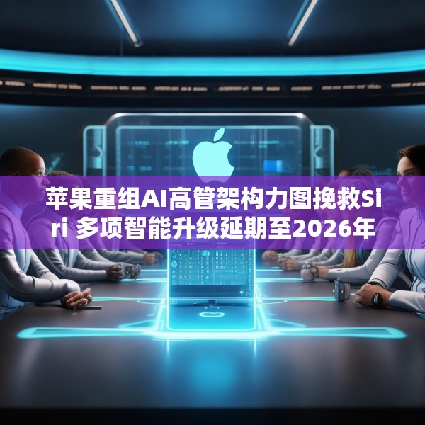 苹果重组AI高管架构力图挽救Siri 多项智能升级延期至2026年