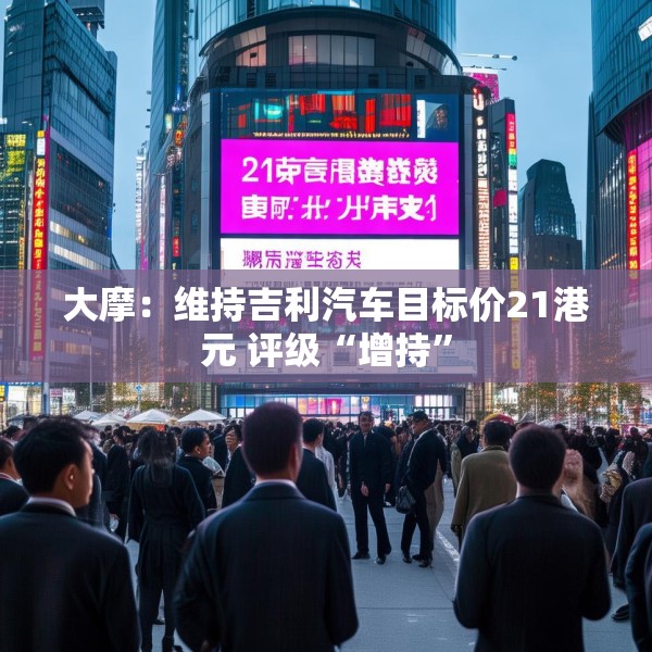 大摩：维持吉利汽车目标价21港元 评级“增持”