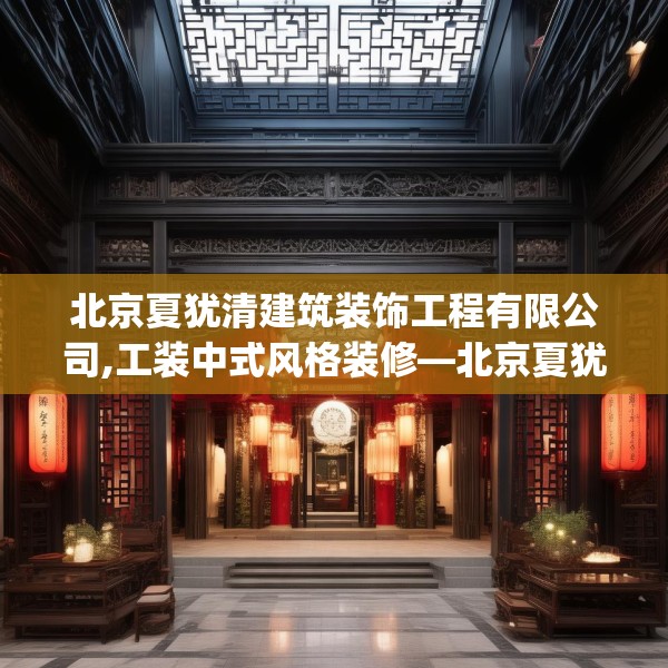 北京夏犹清建筑装饰工程有限公司,工装中式风格装修—北京夏犹清建筑装饰工程有限公司592.a468b469c472fgy.479dewqe