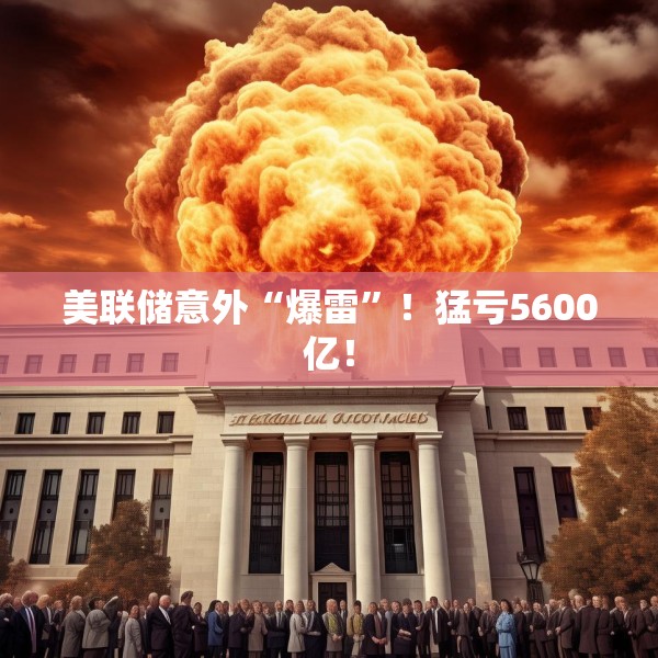 美联储意外“爆雷”！猛亏5600亿！