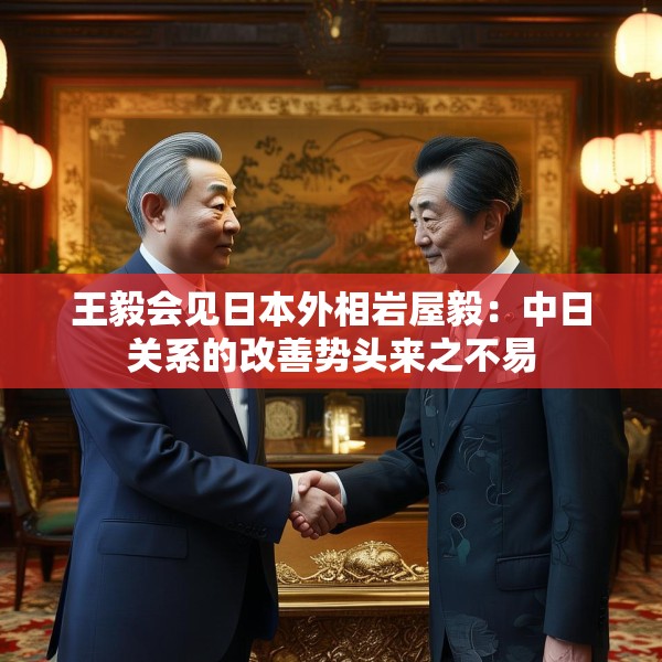 王毅会见日本外相岩屋毅：中日关系的改善势头来之不易