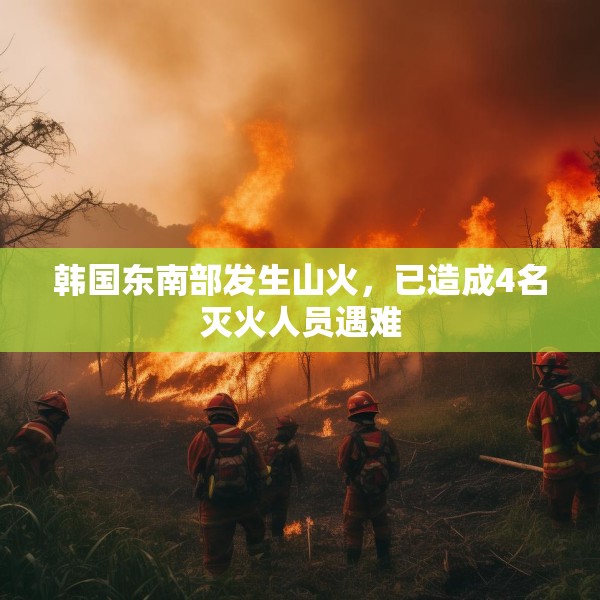 韩国东南部发生山火，已造成4名灭火人员遇难