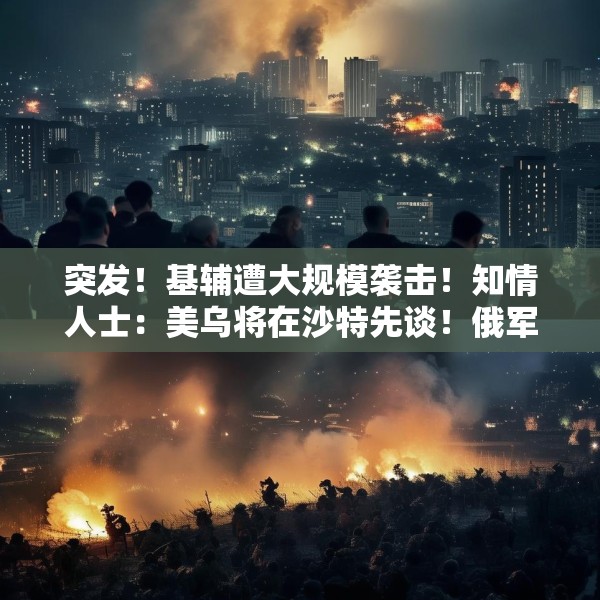 突发！基辅遭大规模袭击！知情人士：美乌将在沙特先谈！俄军：在库尔斯克一线打击乌军