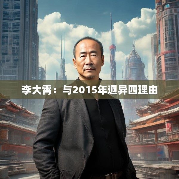 李大霄：与2015年迥异四理由