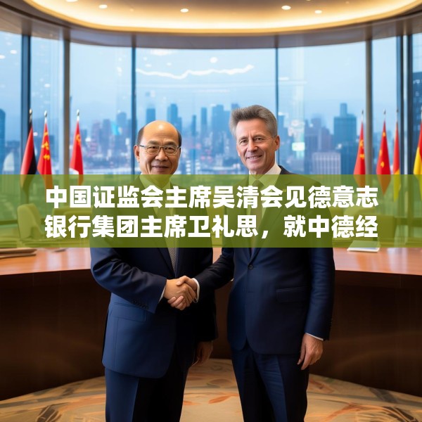 中国证监会主席吴清会见德意志银行集团主席卫礼思，就中德经济金融形势等进行交流