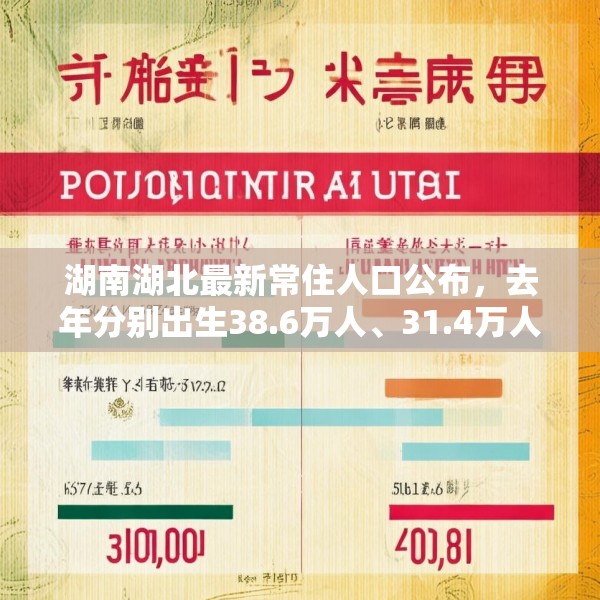 湖南湖北最新常住人口公布，去年分别出生38.6万人、31.4万人