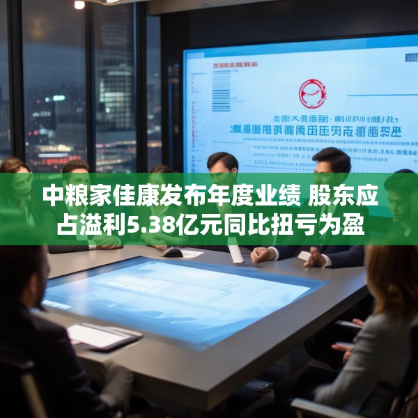 中粮家佳康发布年度业绩 股东应占溢利5.38亿元同比扭亏为盈