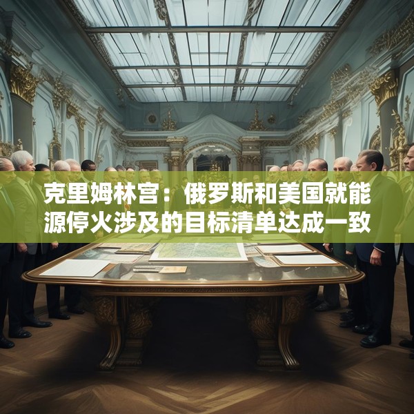 克里姆林宫：俄罗斯和美国就能源停火涉及的目标清单达成一致