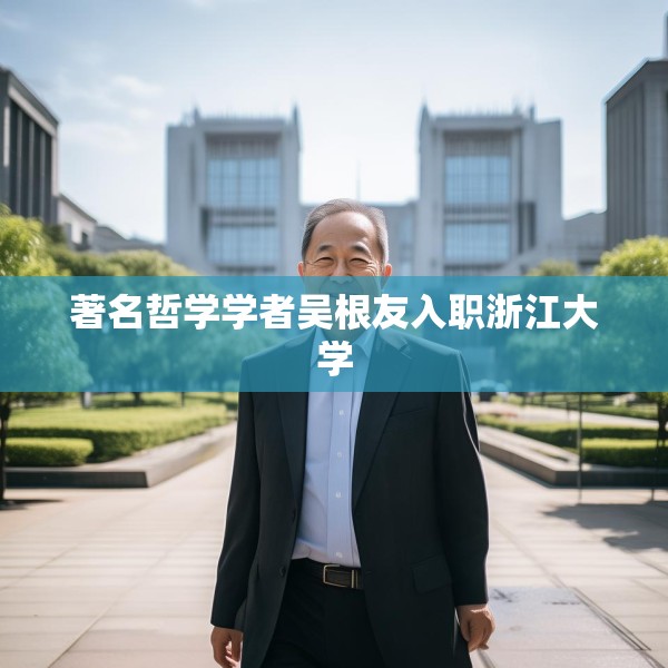 著名哲学学者吴根友入职浙江大学