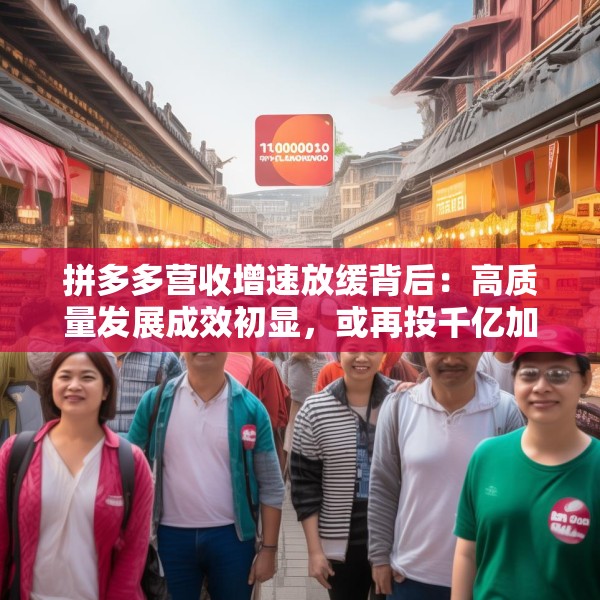 拼多多营收增速放缓背后：高质量发展成效初显，或再投千亿加码商家扶持