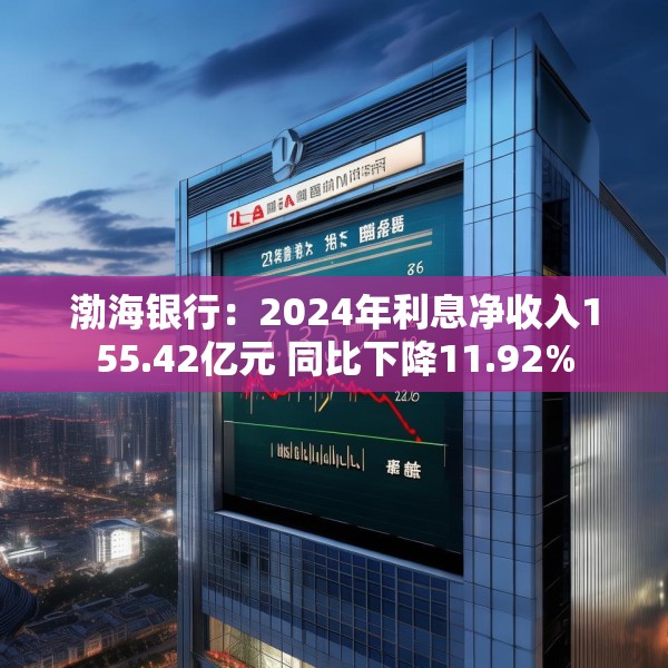 渤海银行：2024年利息净收入155.42亿元 同比下降11.92%