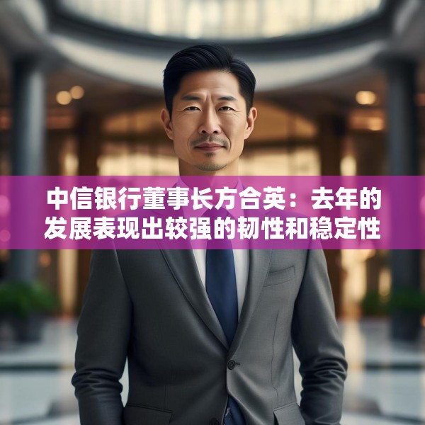 中信银行董事长方合英：去年的发展表现出较强的韧性和稳定性