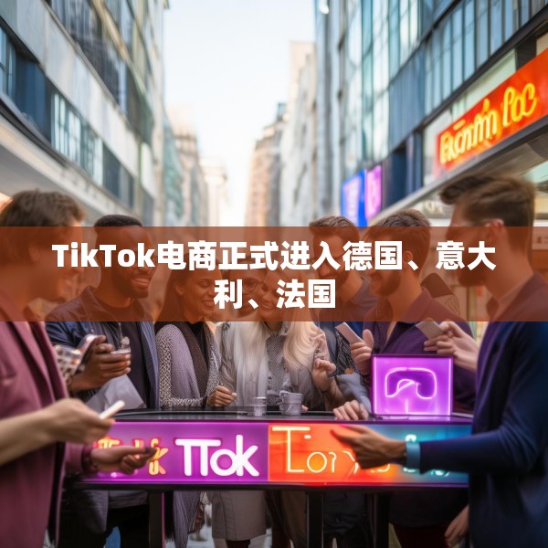 TikTok电商正式进入德国、意大利、法国
