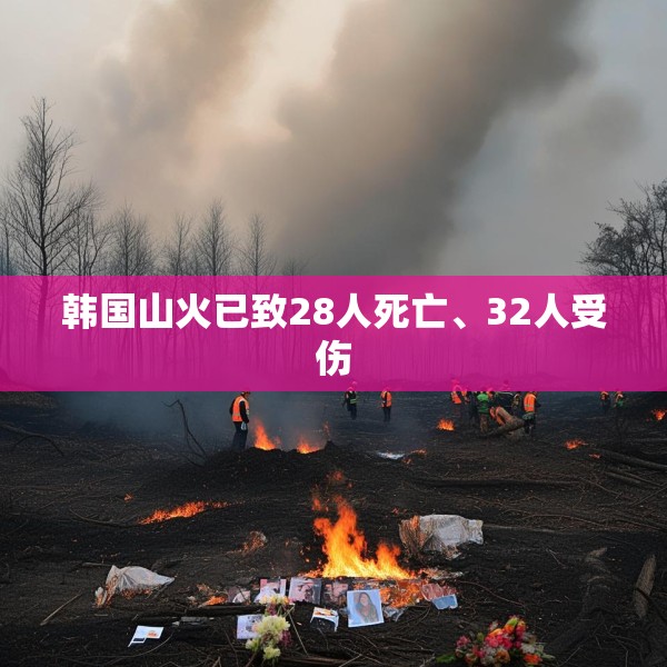 韩国山火已致28人死亡、32人受伤