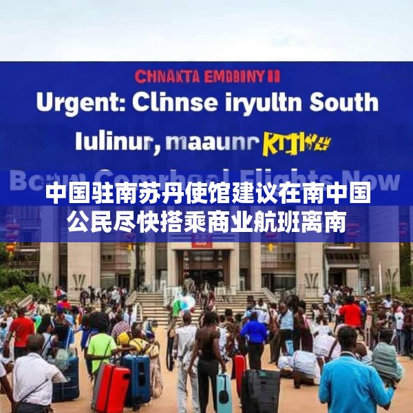 中国驻南苏丹使馆建议在南中国公民尽快搭乘商业航班离南