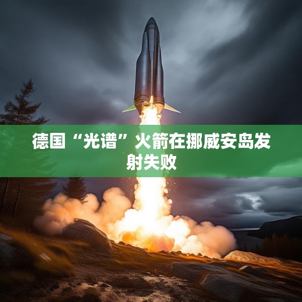 德国“光谱”火箭在挪威安岛发射失败