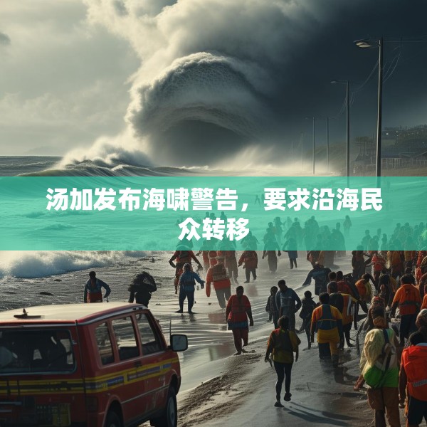 汤加发布海啸警告，要求沿海民众转移