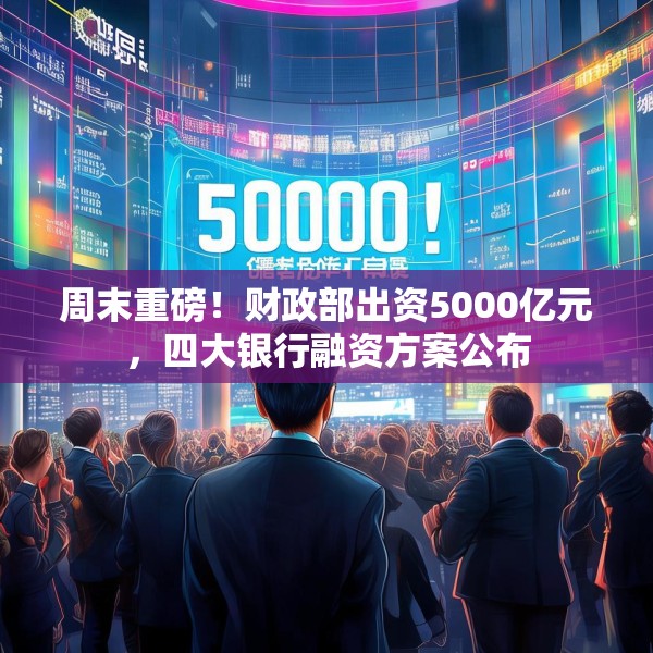 周末重磅！财政部出资5000亿元，四大银行融资方案公布