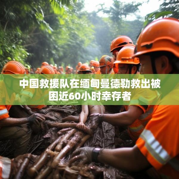 中国救援队在缅甸曼德勒救出被困近60小时幸存者