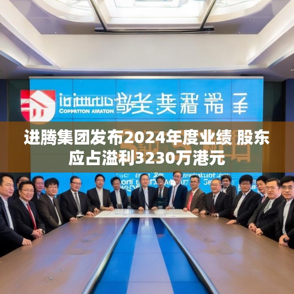 进腾集团发布2024年度业绩 股东应占溢利3230万港元