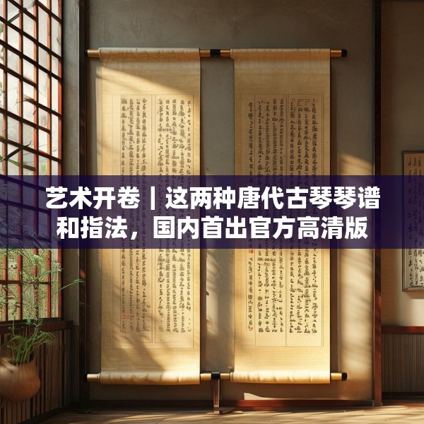 艺术开卷｜这两种唐代古琴琴谱和指法，国内首出官方高清版