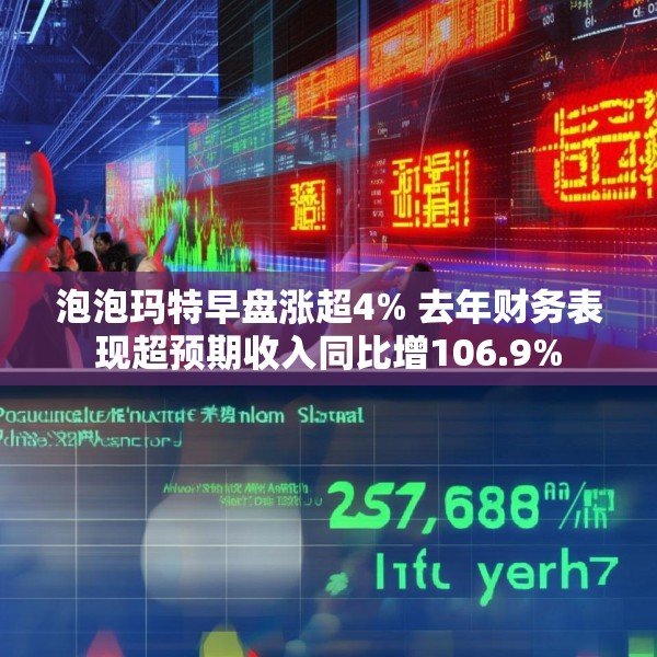 泡泡玛特早盘涨超4% 去年财务表现超预期收入同比增106.9%