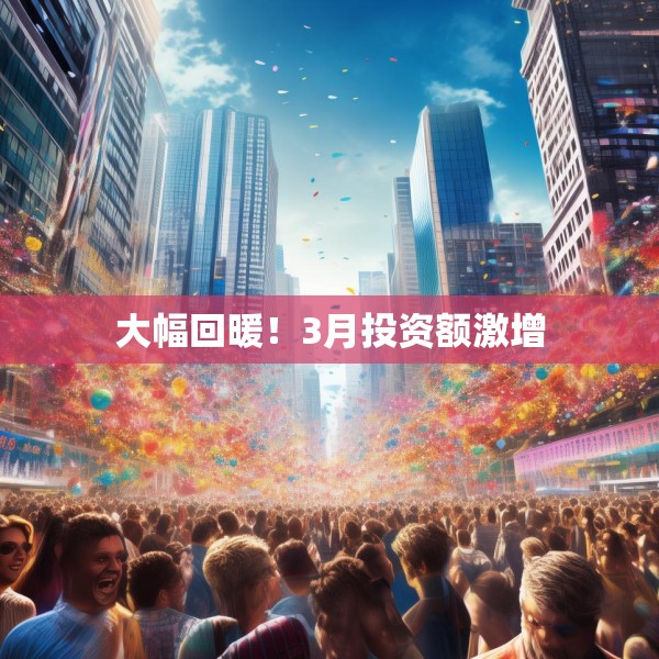 大幅回暖！3月投资额激增