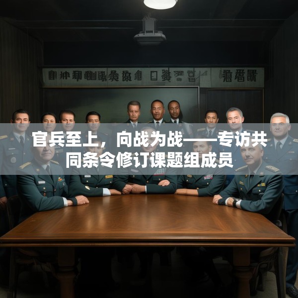 官兵至上，向战为战——专访共同条令修订课题组成员