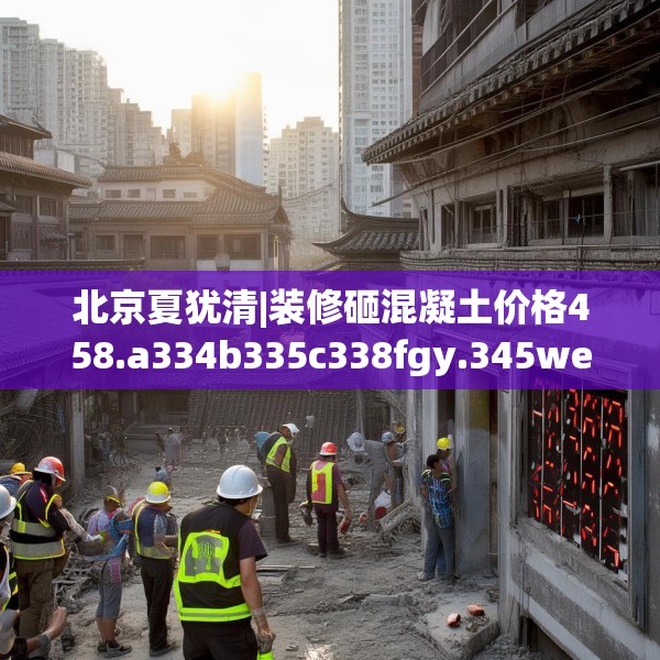 北京夏犹清|装修砸混凝土价格458.a334b335c338fgy.345wew