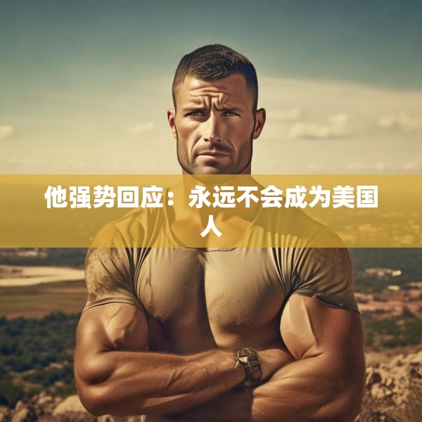 他强势回应：永远不会成为美国人